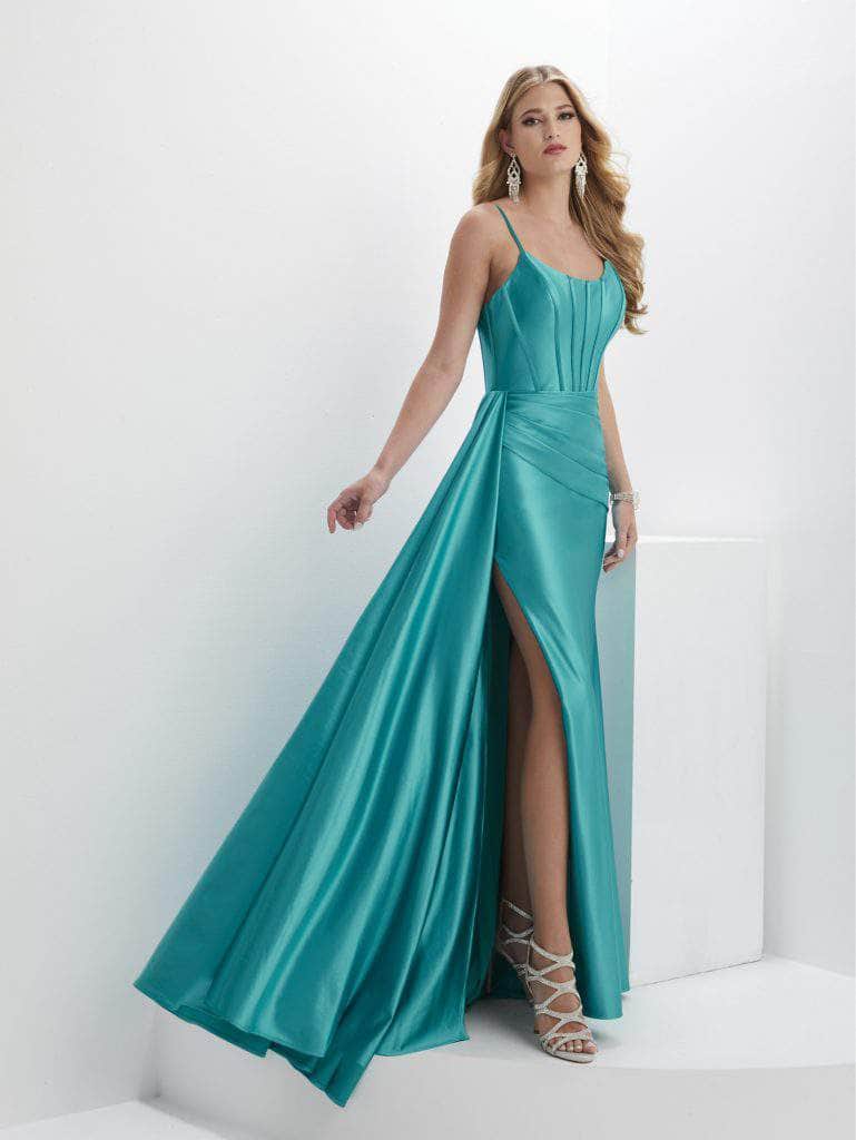 Panoply 14145 - Scoop Neck Corset Evening Gown Special Occasion Dress