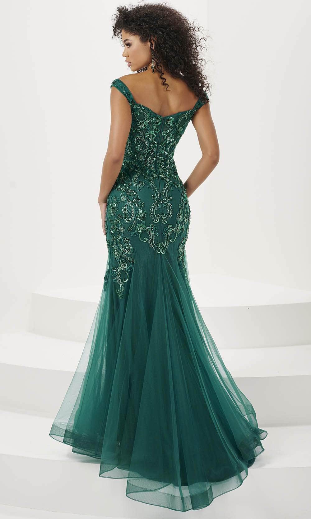 Panoply 14185 - Sequin Tulle Evening Gown Evening Gown