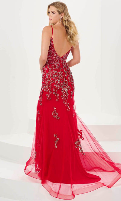 Panoply 14199 - Applique Trumpet Evening Gown Evening Gown