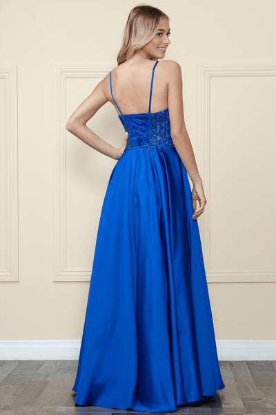 Poly USA 9126 - Embroidered Long Dress