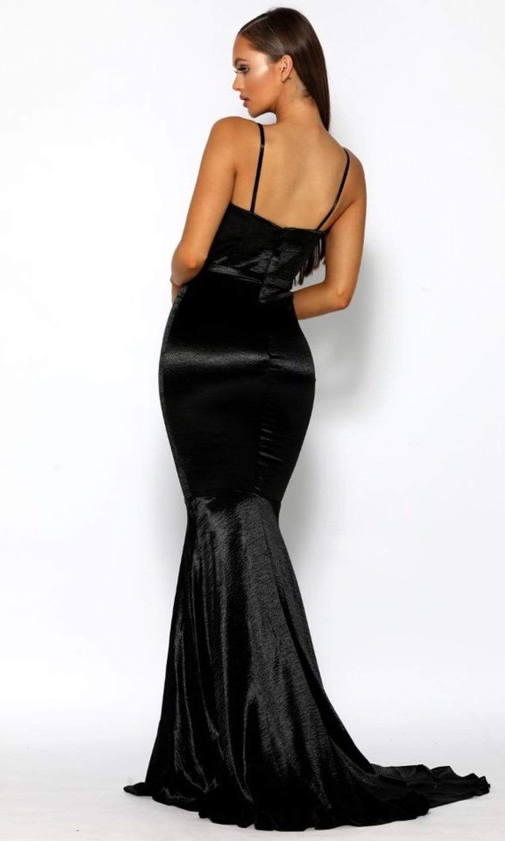 Portia and Scarlett - PS2003 Plunging V Neck Mermaid Dress Prom Dresses