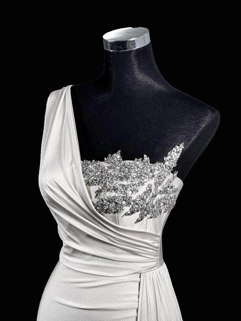 Portia and Scarlett - PS21219 Embellished One Shoulder Trumpet Dress Bridesmaid Dresses