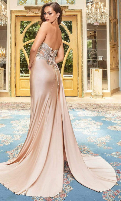 Portia and Scarlett - PS22268 Embellished Strapless Trumpet Gown Prom Dresses