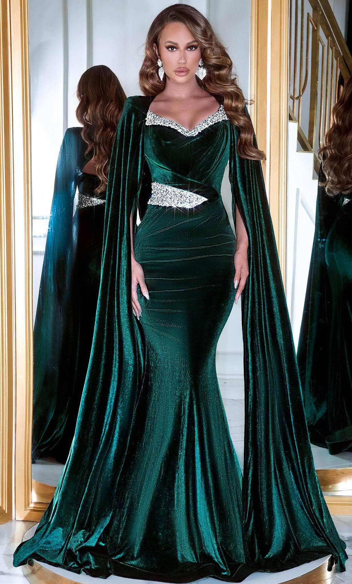 Portia and Scarlett PS23394 - Velvet Gown