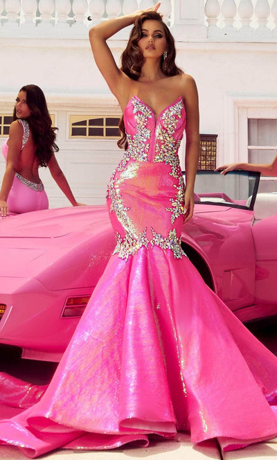 Portia and Scarlett PS23522 - Backless Gown