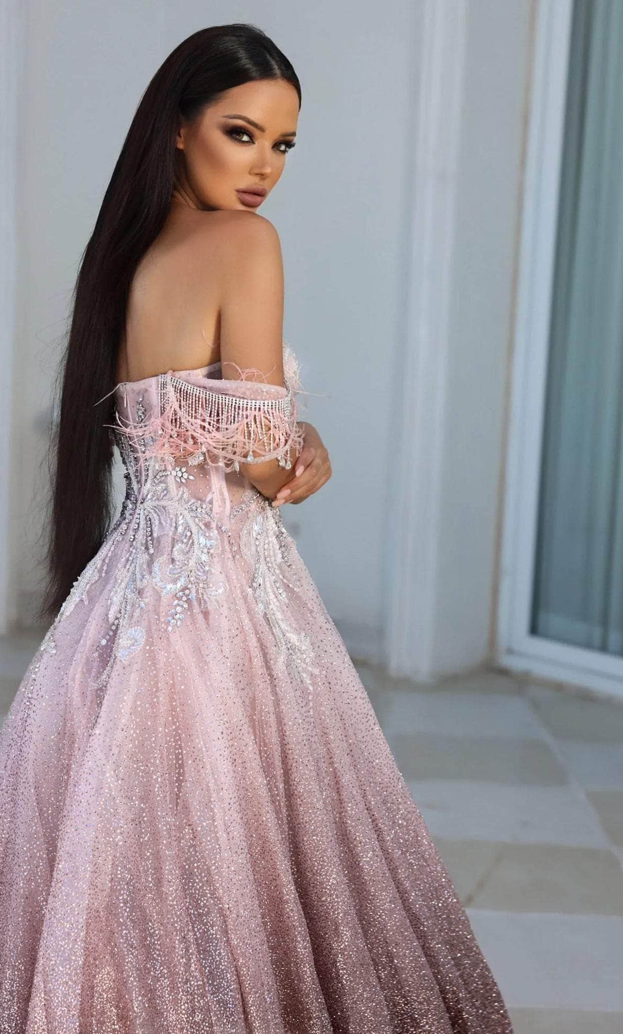 Portia and Scarlett PS23932 - Ombre A-line Dress