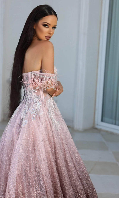 Portia and Scarlett PS23932 - Ombre A-line Dress