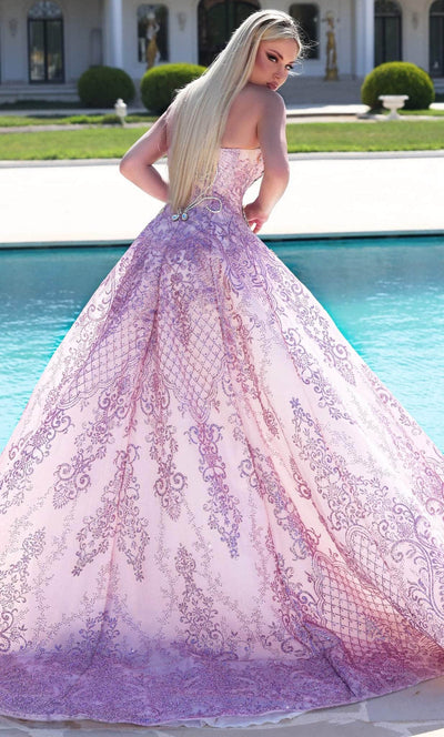 Portia and Scarlett PS23944 - Detailed A-line Gown