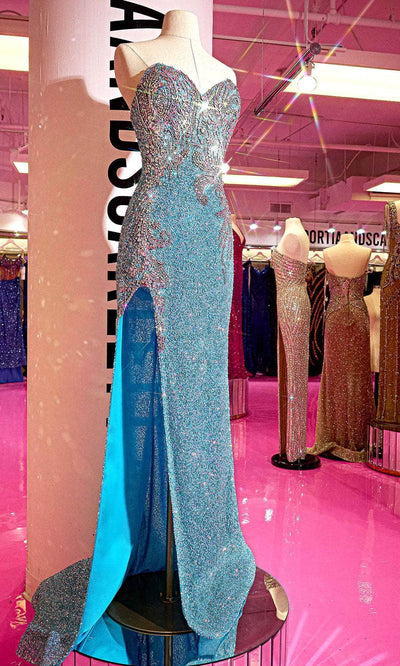 Portia and Scarlett PS24873C - Embellished Sweetheart Neck Dress Special Occasion Dress 