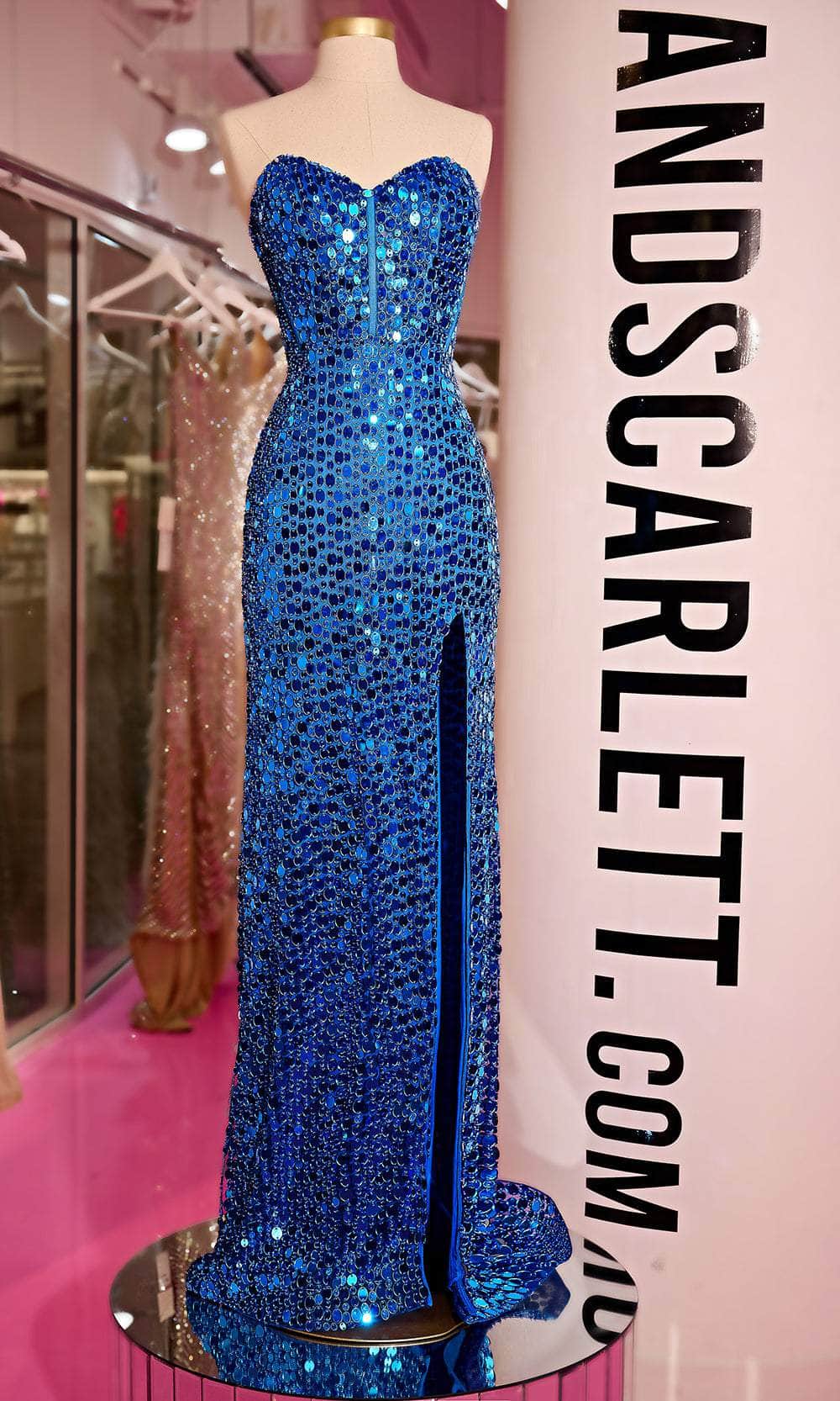 Portia and Scarlett PS24884C - Sweetheart Embellished Gown Special Occasion Dress 