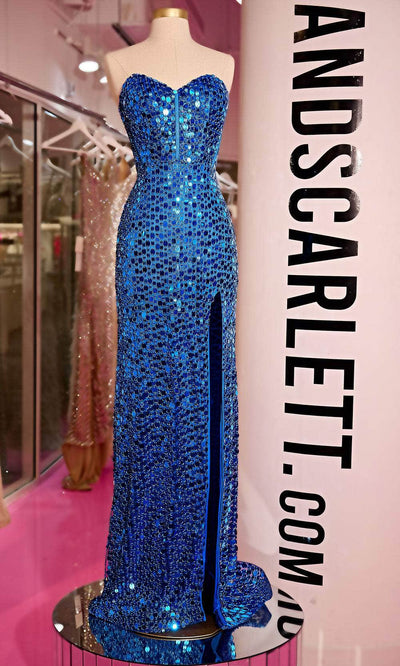 Portia and Scarlett PS24884C - Sweetheart Embellished Gown Special Occasion Dress 