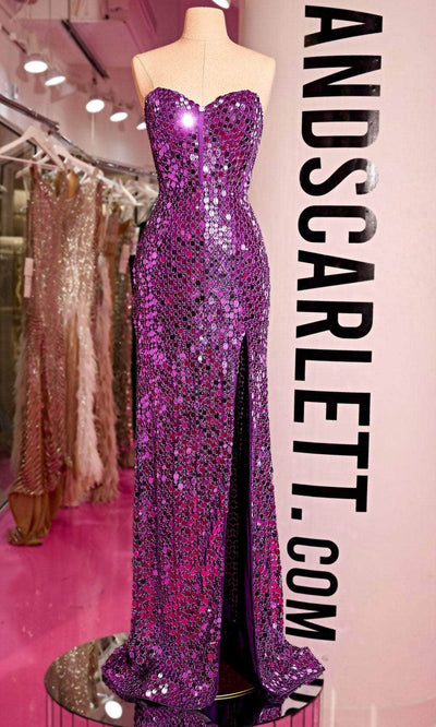 Portia and Scarlett PS24884C - Sweetheart Embellished Gown Special Occasion Dress 