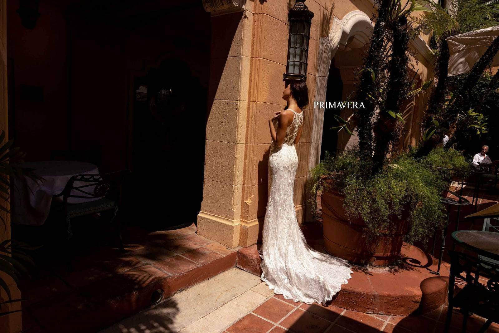 Primavera Bridal 11132 - V-Neck Sleeveless Dress Special Occasion Dress