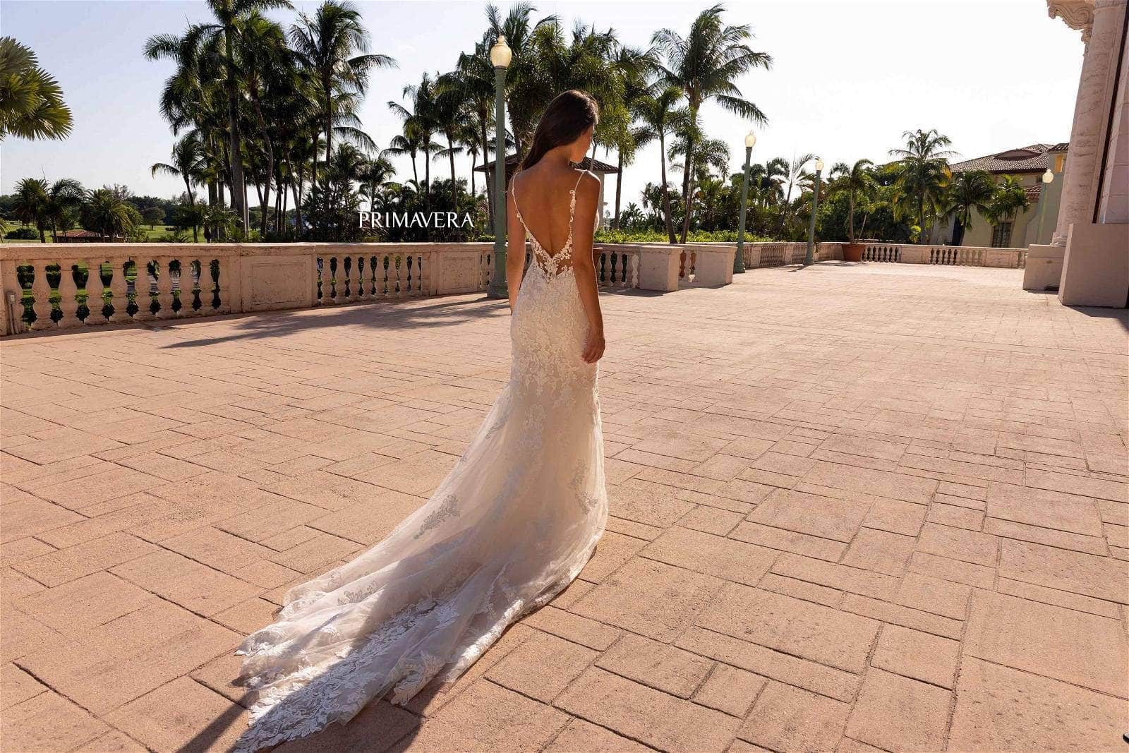 Primavera Bridal 11137 - Sleeveless Open Back Dress Special Occasion Dress