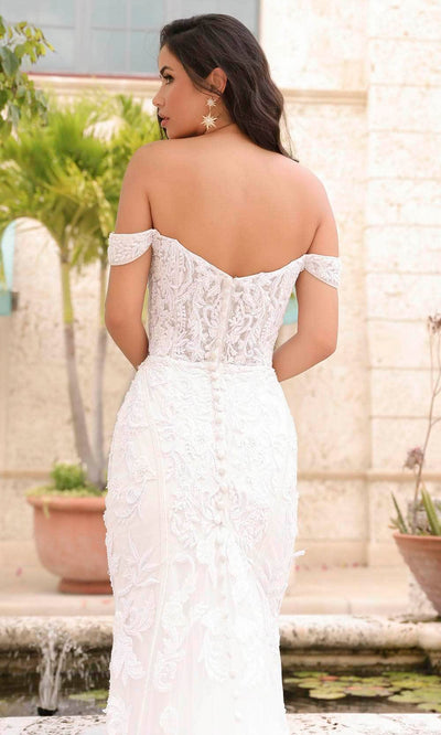 Primavera Couture 11104 - Off-Shoulder Embroidered Wedding Dress Wedding Dresses