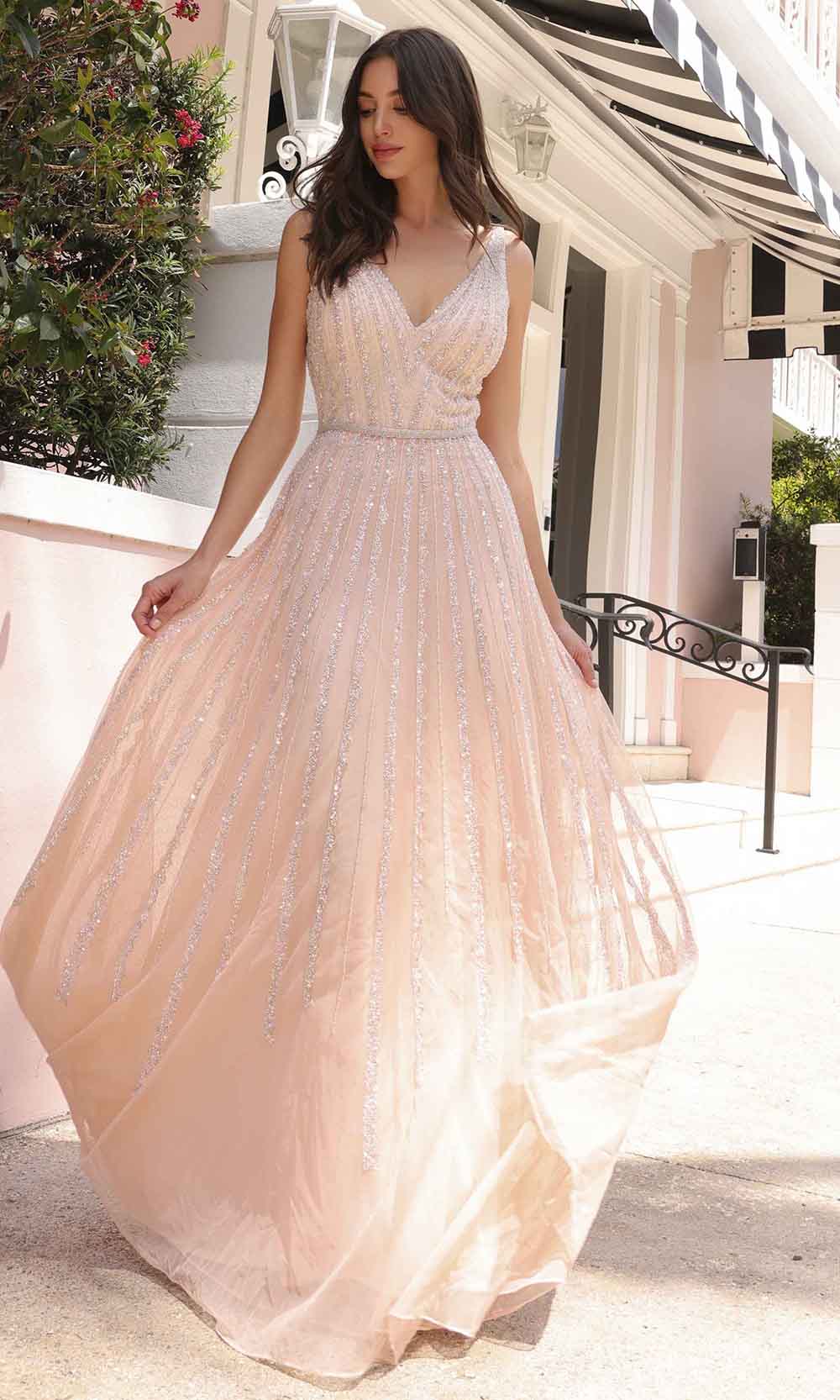 Primavera Couture 12116 - Beaded A-Line Prom Gown Special Occasion Dress