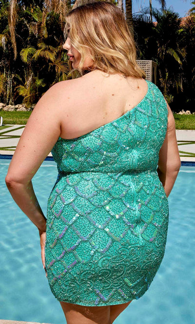 Primavera Couture 14023 - One Shoulder Homecoming Dress Cocktail Dresses