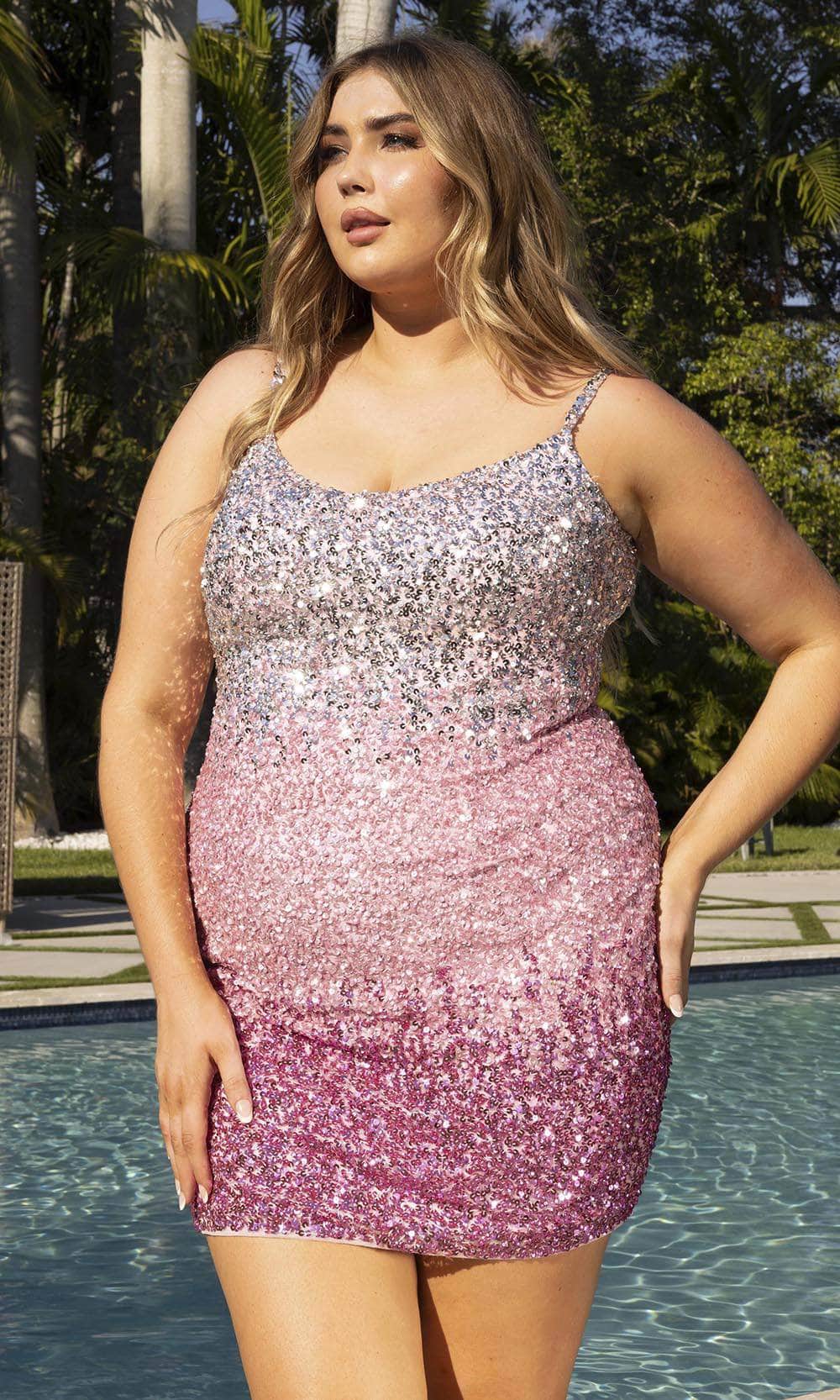 Primavera Couture 14025 - Sleeveless Sequin Embellished Cocktail Dress Cocktail Dresses