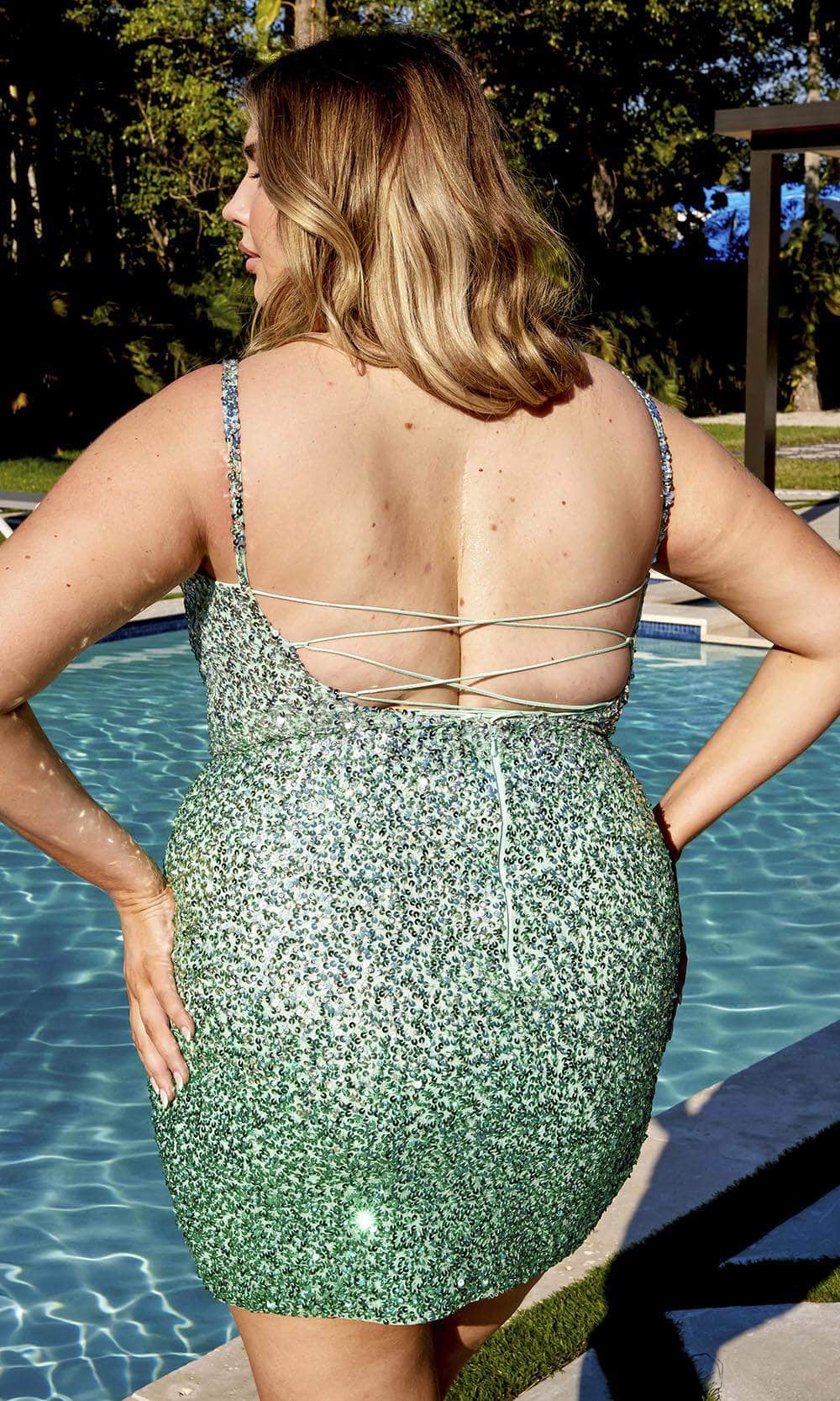 Primavera Couture 14025 - Sleeveless Sequin Embellished Cocktail Dress Cocktail Dresses