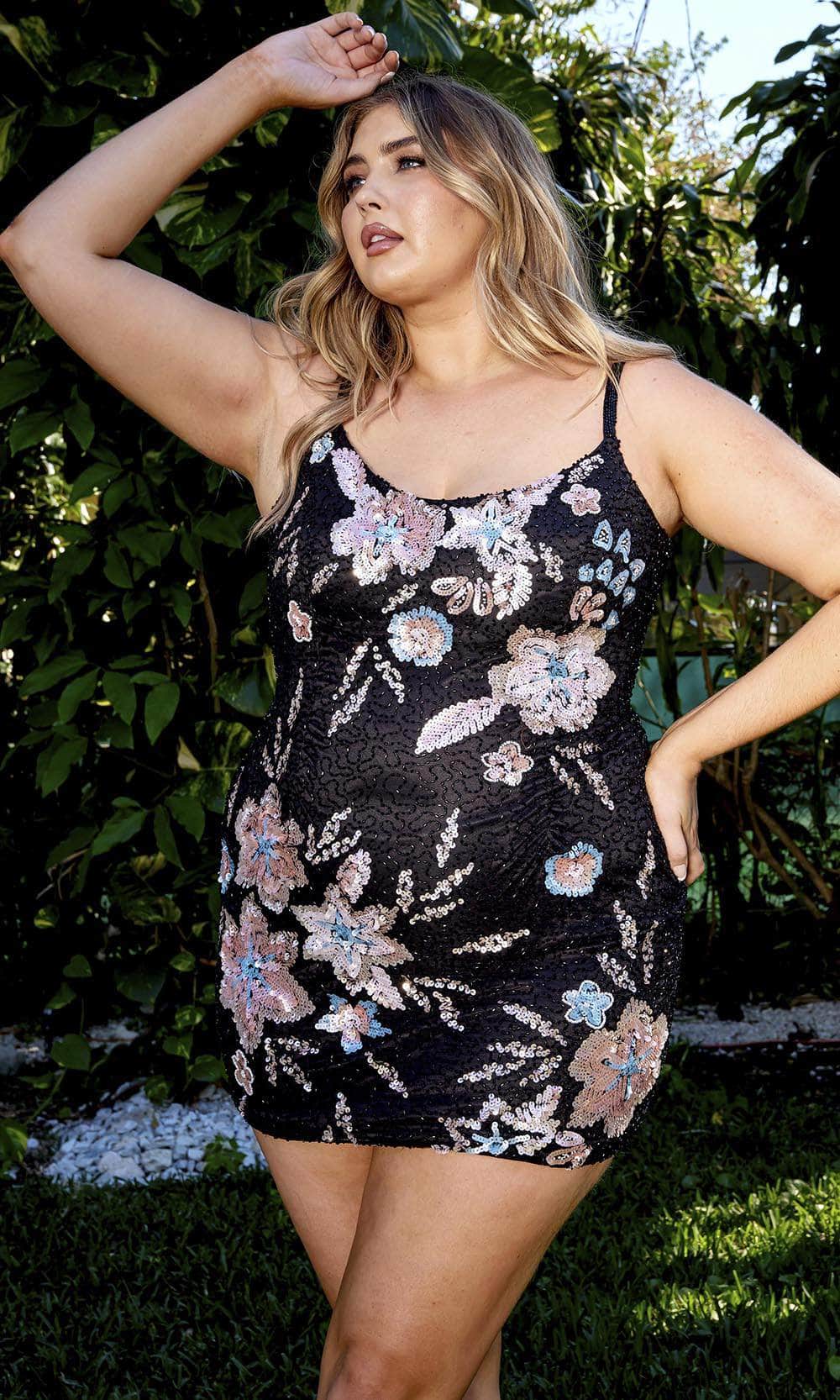 Primavera Couture 14027 - Sequined Sleeveless Cocktail Dress Cocktail Dresses