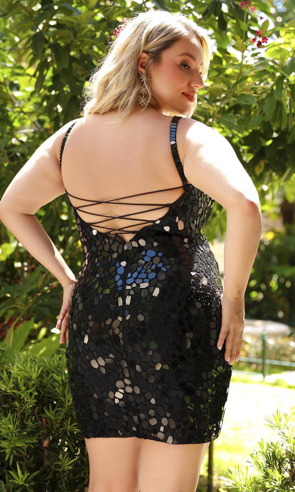 Primavera Couture 14032 - Cut Glass Homecoming Dress Cocktail Dresses