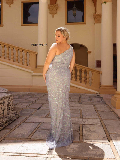 Primavera Couture 14047 - Asymmetrical One-Sleeve Evening Dress Special Occasion Dress