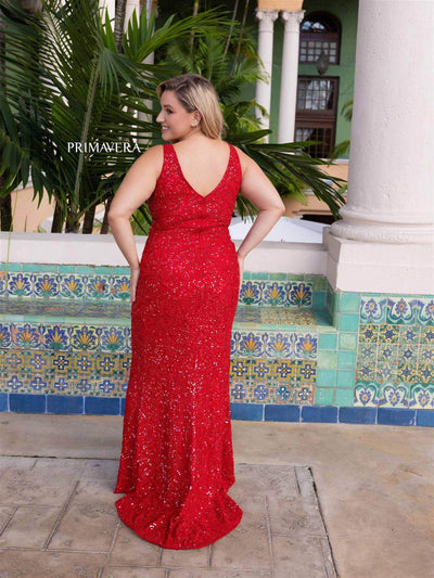 Primavera Couture 14048 - Embroidered Sleeveless Dress Special Occasion Dress