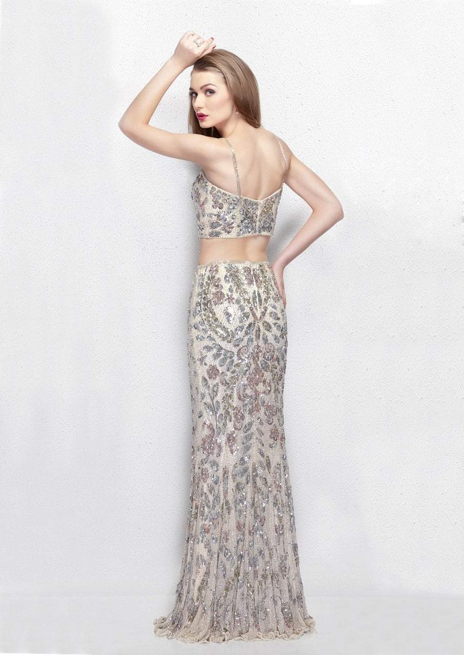 Primavera Couture - 3041 Two-Piece Shimmering Beaded Evening Gown Special Occasion Dress