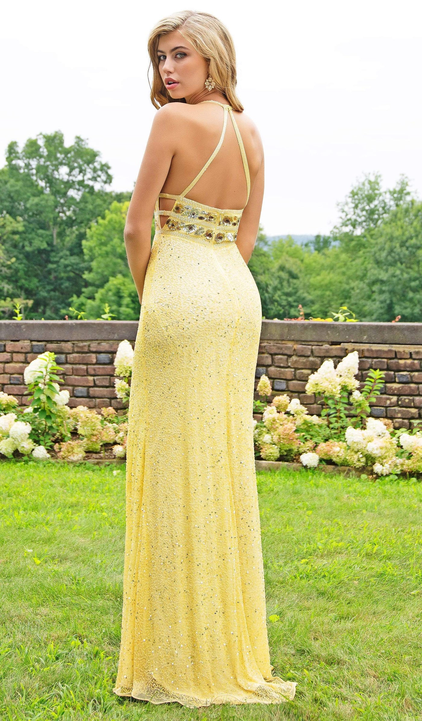 Primavera Couture - 3216 Beaded and Sequin Embellished Evening Gown Special Occasion Dress