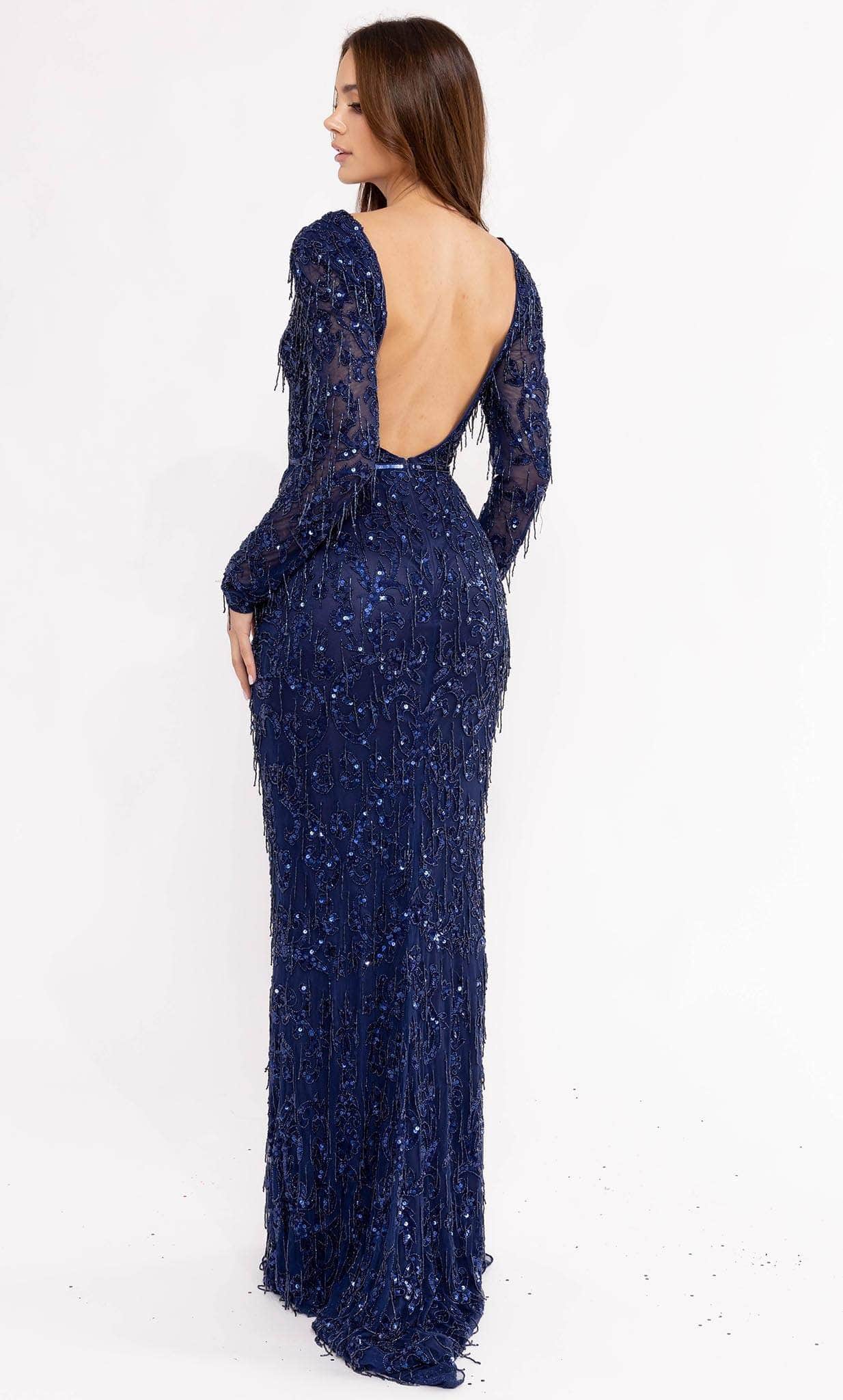 Primavera Couture 3954 - Fringe Beaded Flattering Gown Evening Dresses