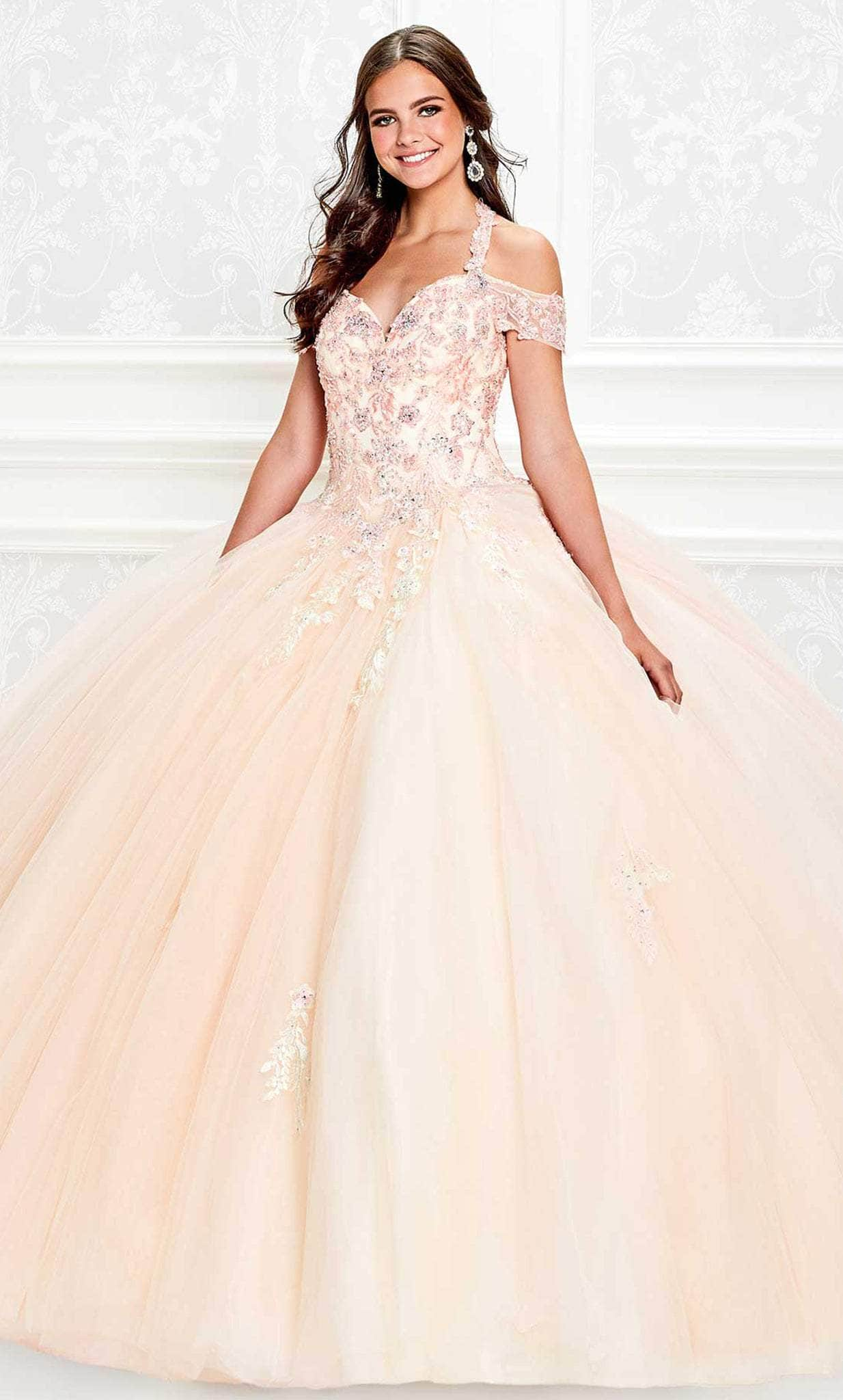 Princesa by Ariana Vara PR11925 - Cold Shoulder Ballgown