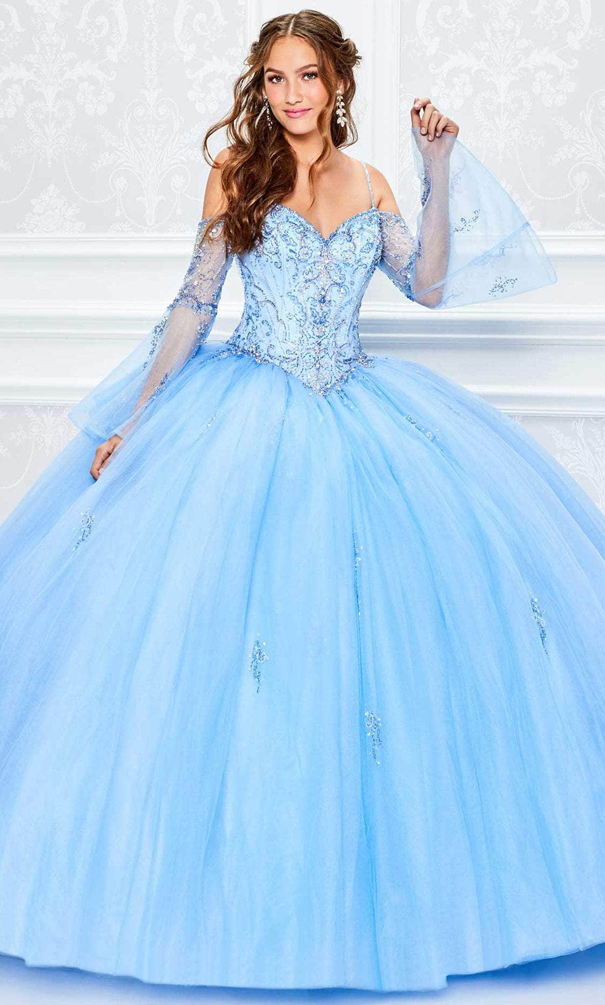 Princesa by Ariana Vara PR11941 - Bell Sleeve Ballgown