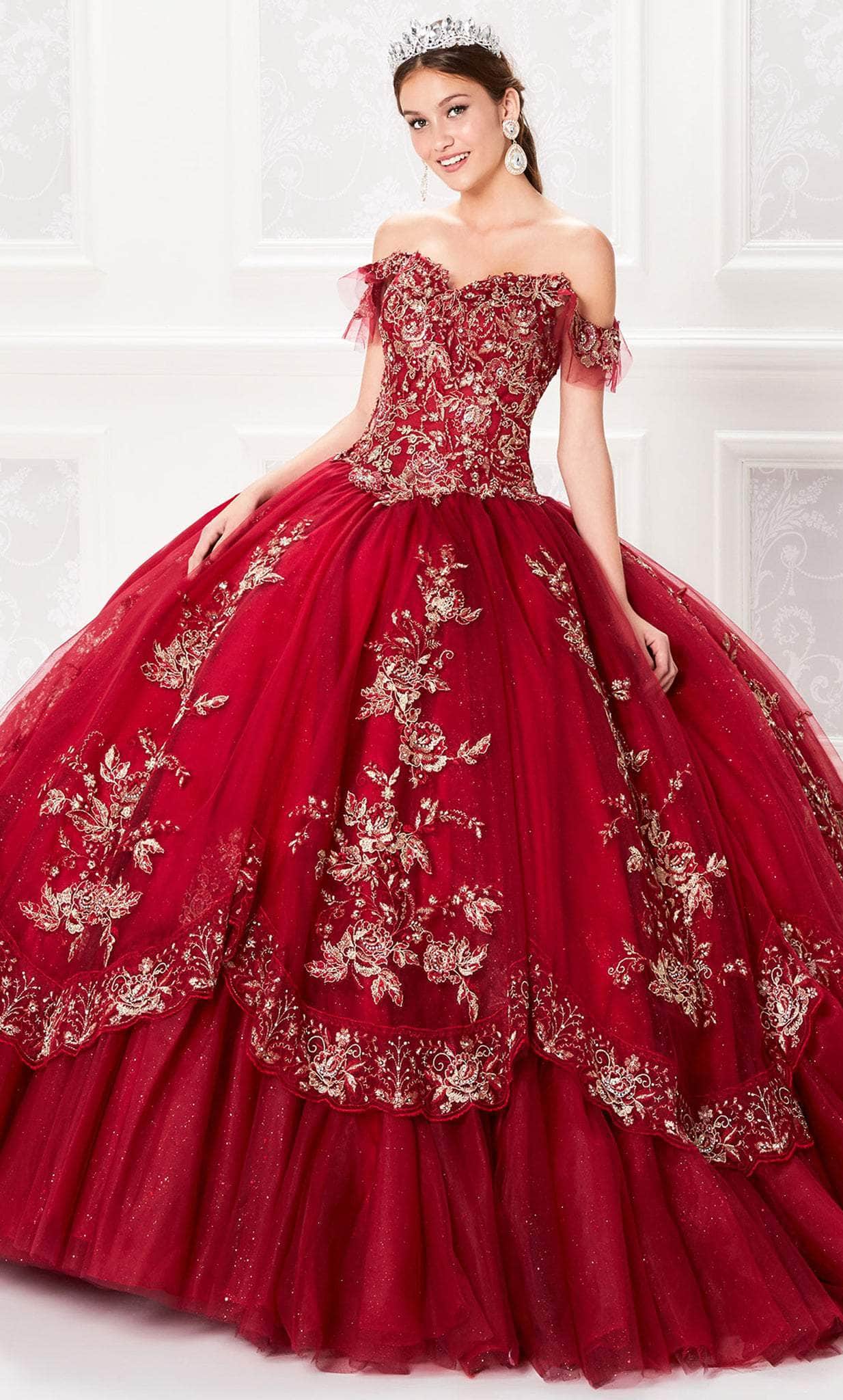 Princesa by Ariana Vara PR21959 - Applique Ballgown