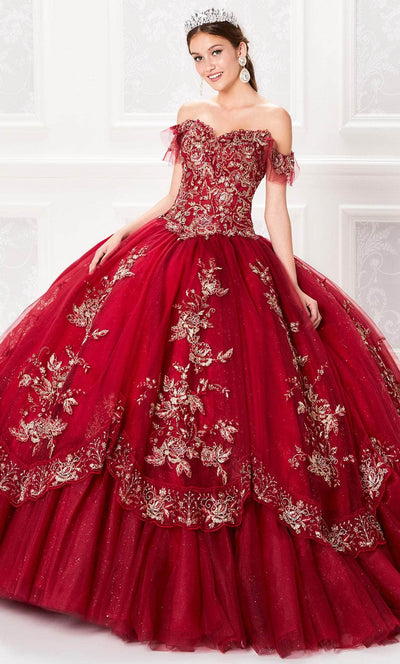 Princesa by Ariana Vara PR21959 - Applique Ballgown