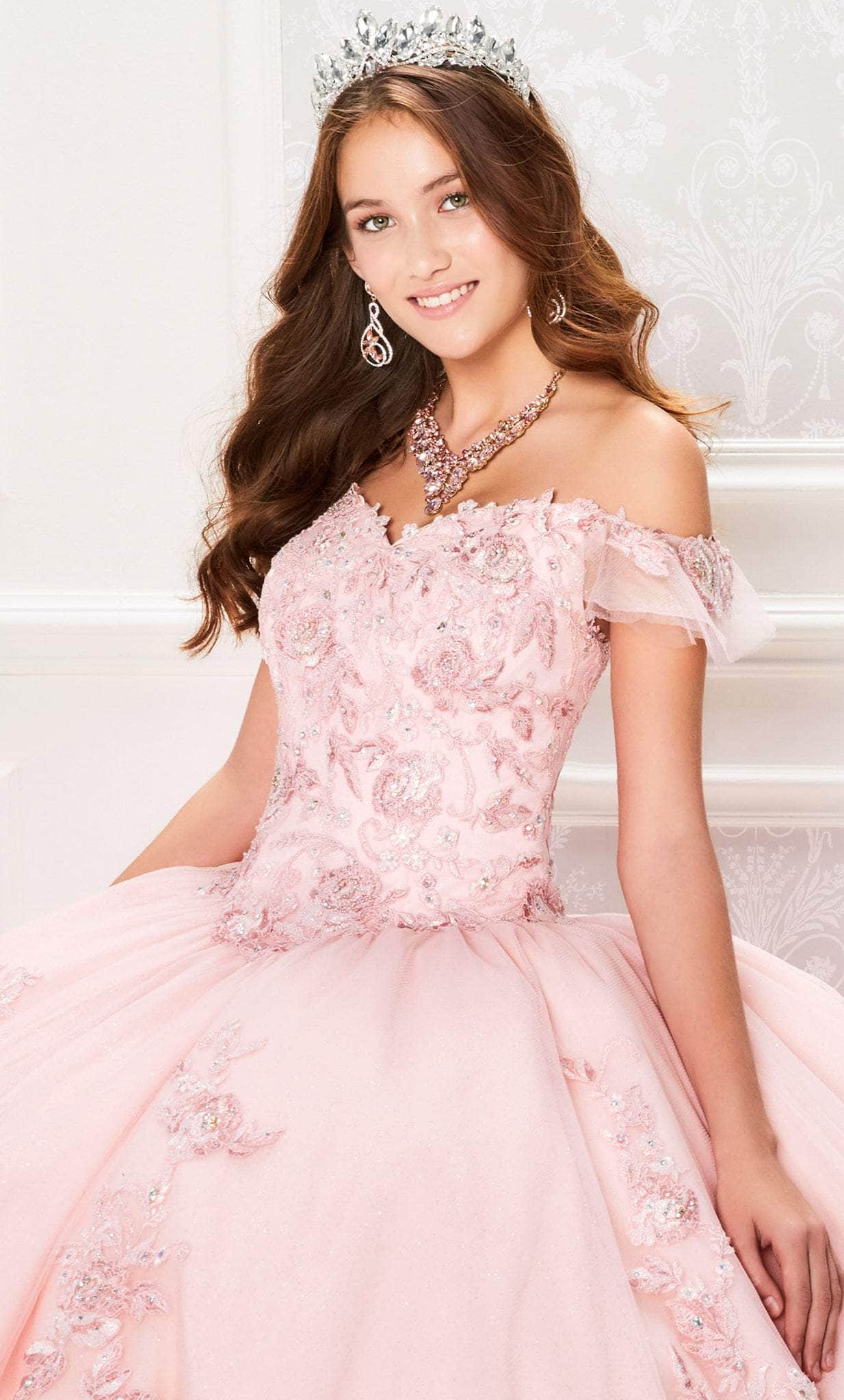Princesa by Ariana Vara PR21959 - Applique Ballgown