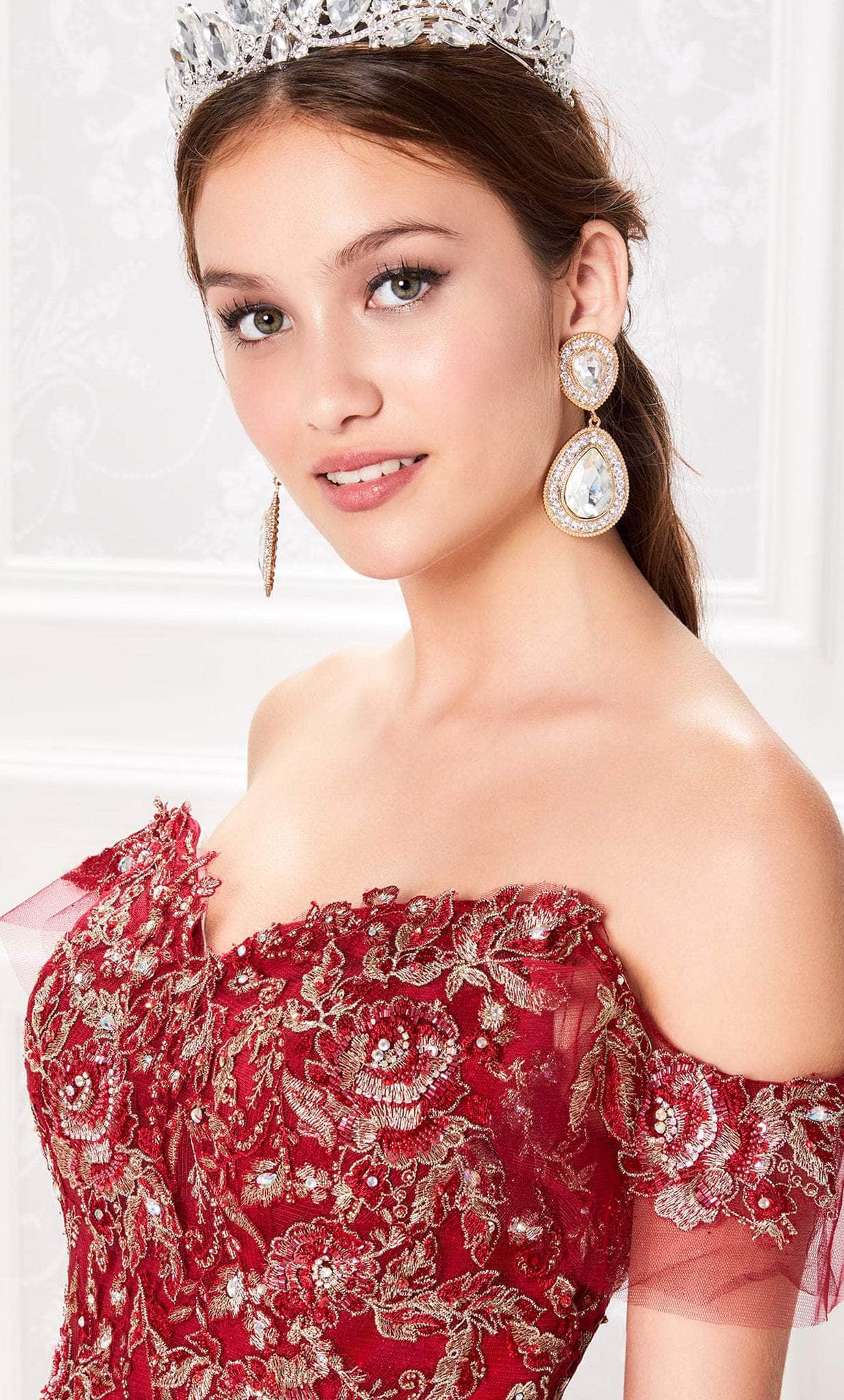 Princesa by Ariana Vara PR21959 - Applique Ballgown