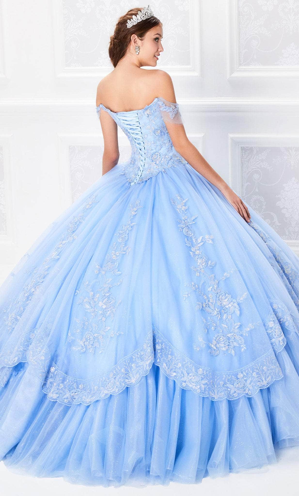 Princesa by Ariana Vara PR21959 - Applique Ballgown