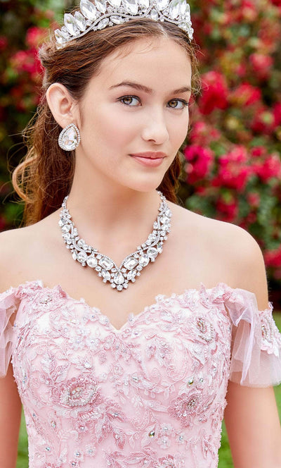 Princesa by Ariana Vara PR21959 - Applique Ballgown