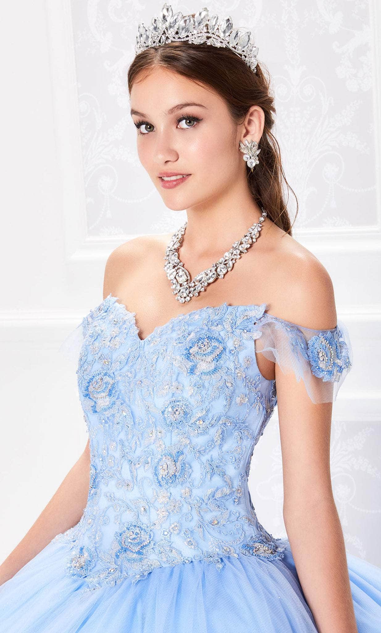 Princesa by Ariana Vara PR21959 - Applique Ballgown