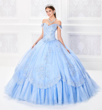 Princesa by Ariana Vara PR21959 - Applique Ballgown