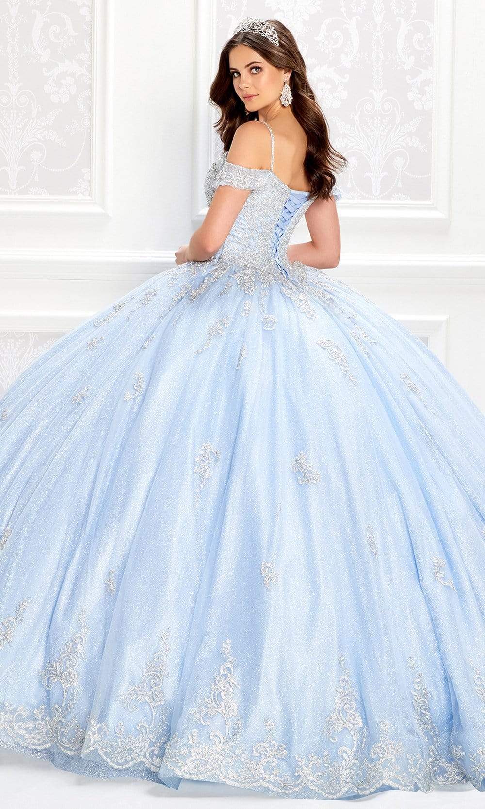 Princesa by Ariana Vara - PR22032 Flutter Sleeve Ball Gown Quinceanera Dresses