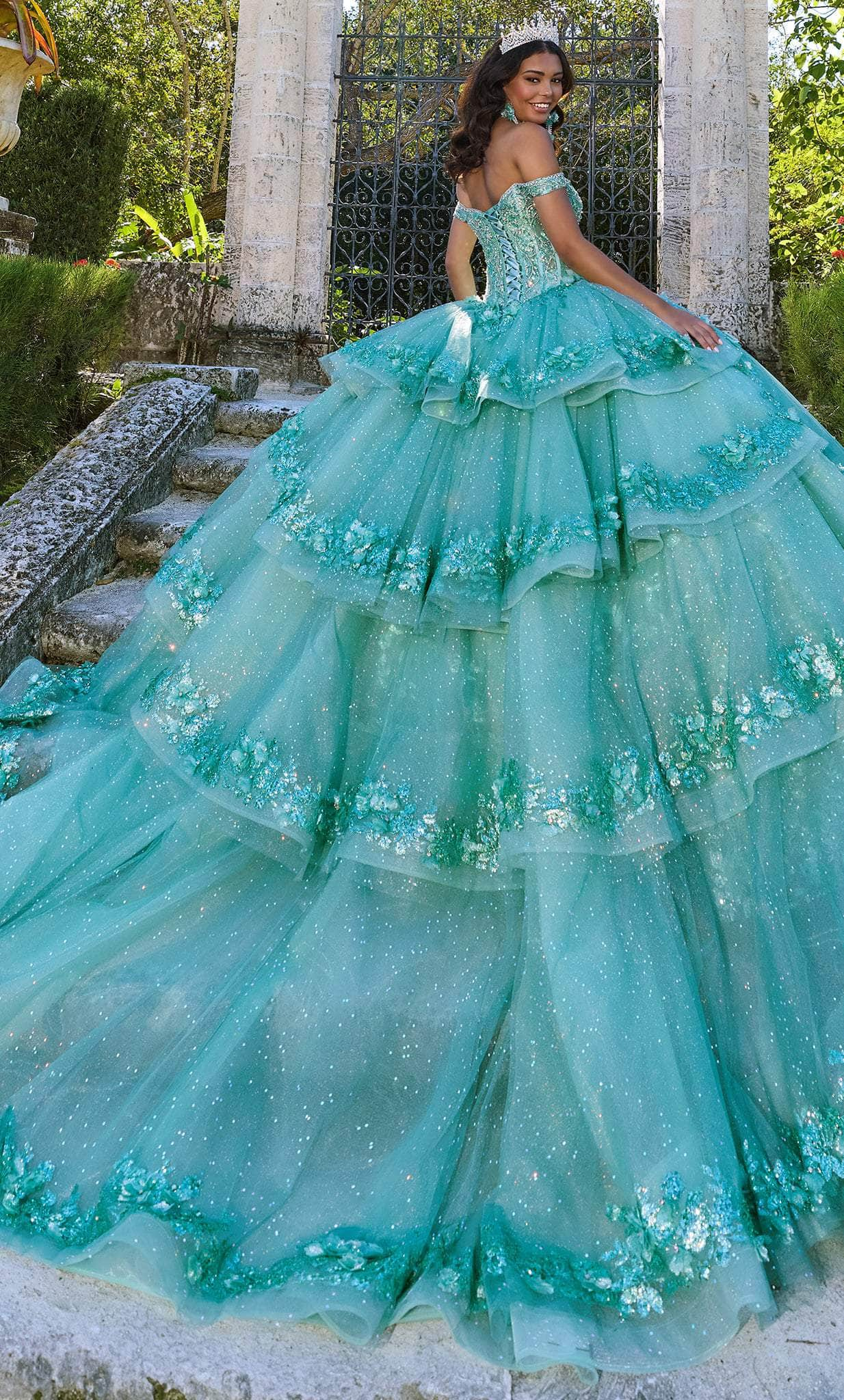 Princesa by Ariana Vara PR30131 - Off Shoulder Quinceanera Gown Special Occasion Dress