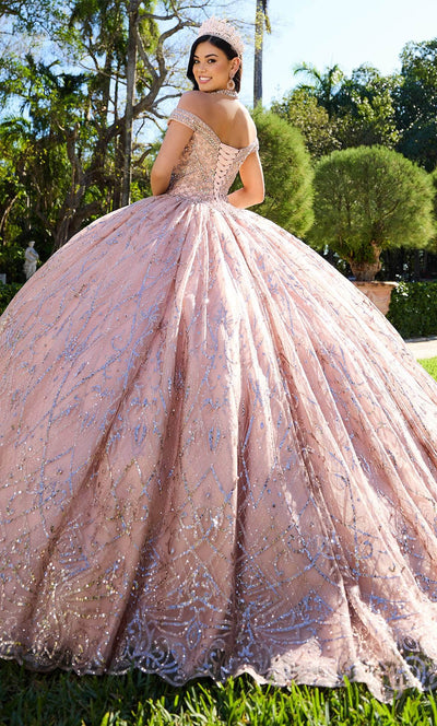 Princesa by Ariana Vara PR30132 - Rhinestone-Detailed Quinceanera Gown Special Occasion Dress