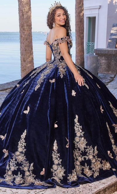 Princesa by Ariana Vara PR30136 - Embroidered Velvet-Made Ballgown Special Occasion Dress