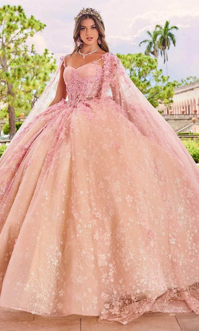 Princesa by Ariana Vara PR30158 - Corset Bodice Sleeveless Gown Prom Dresses 00 / Blush/Champagne