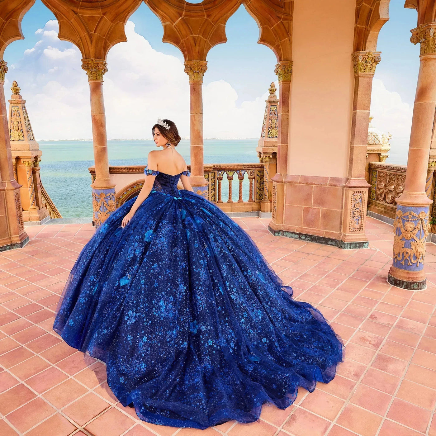 Princesa by Ariana Vara PR30159 - Corset Bodice Caplet Included Prom Dresses