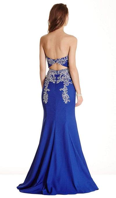 Queenly Embellished Sweetheart Evening Dress Dress