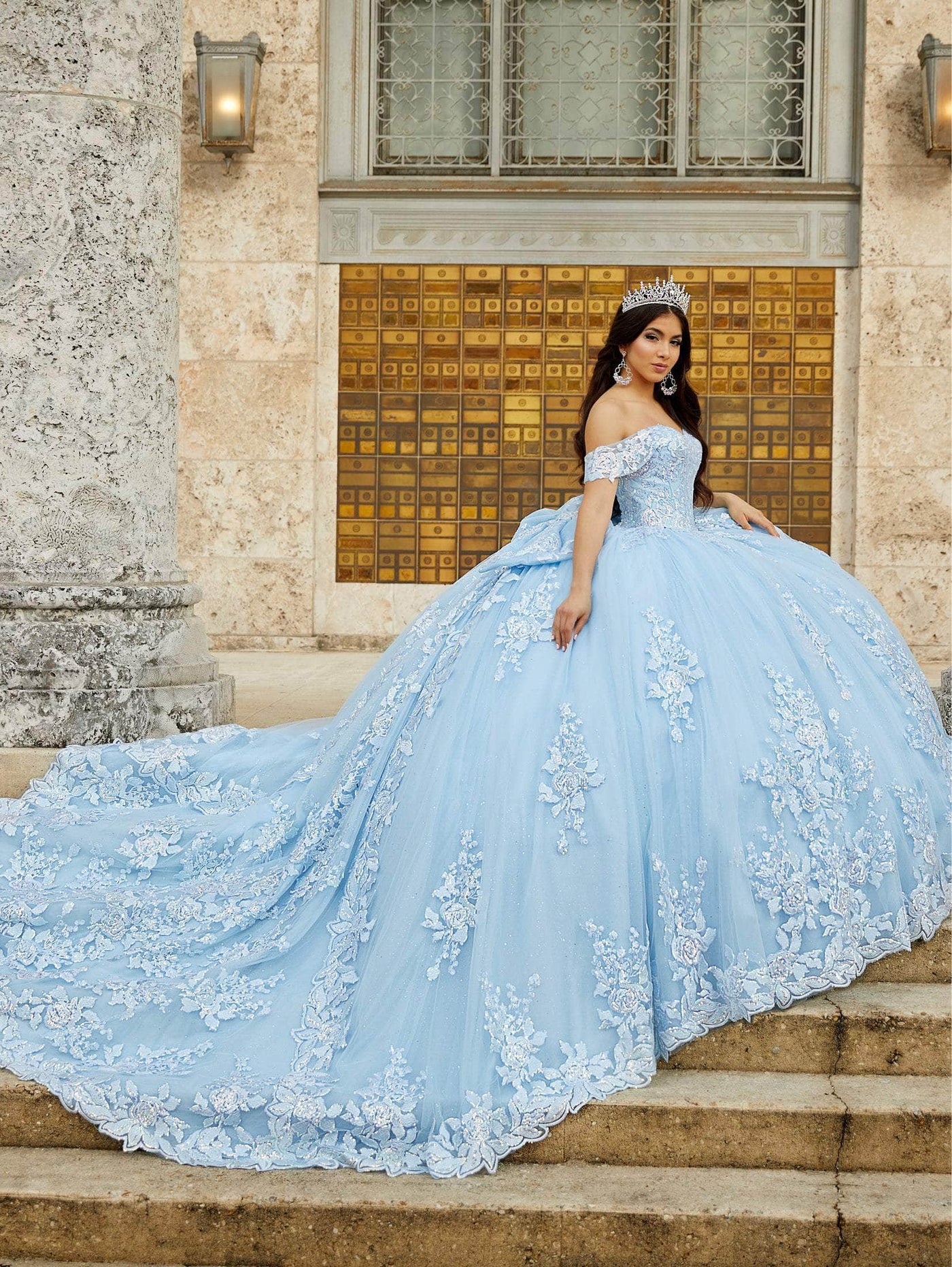 Quinceanera Collection 26022 - Off Shoulder Embellished Quinceanera Special Occasion Dress