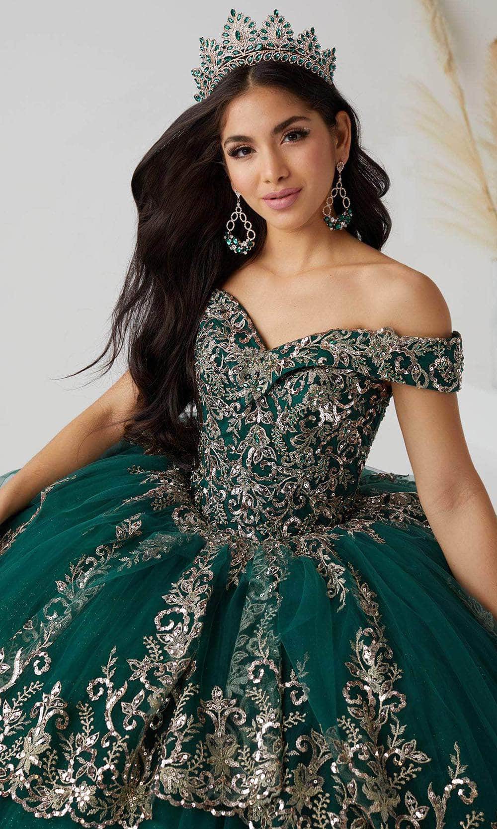 Quinceanera Collection 26023 - Off Shoulder Peplum Quinceanera Special Occasion Dress