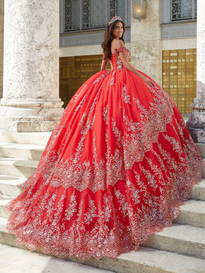 Quinceanera Collection 26031 - Off Shoulder Embellished Ballgown Special Occasion Dress